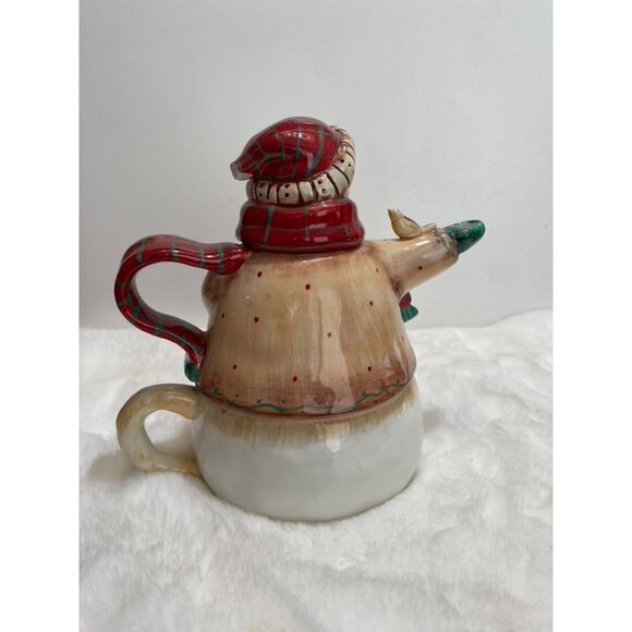 Snowmates by Noble 3 Piece Tea for 1 Tea Pot Pre-Owned - Picture 4 of 6